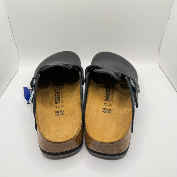 Birkenstock Woman’s Black Boston Super Grip Clogs- Size 40 L9 M6 - Picture 4 of 8